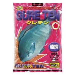 グレTEN　12個入り１ケース　 釣り餌 グレ用配合餌 ヒロキュー 地域限定送料無料