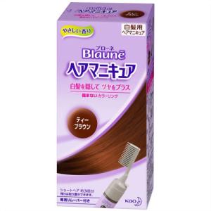 ブローネ ヘアマニキュア ティーブラウン クシつき 72g リムーバー8ml ブローネ 白髪隠し 爽快ドラッグ 通販 Yahoo ショッピング