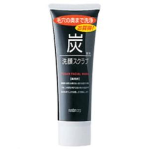 マンダム メンズスキンケア 炭洗顔スクラブ 100g : くすりのレデイ