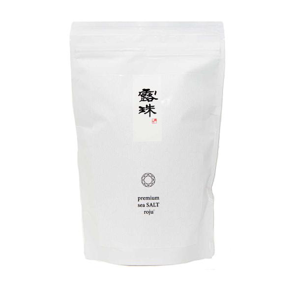 〔送料無料」非加熱 熟成塩 干潟 プレミアムソルト roju 露珠500g〔同梱不可〕北港直販
