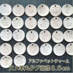 3色アルファベットタグ・イニシャルタグ/3.5...の詳細画像1