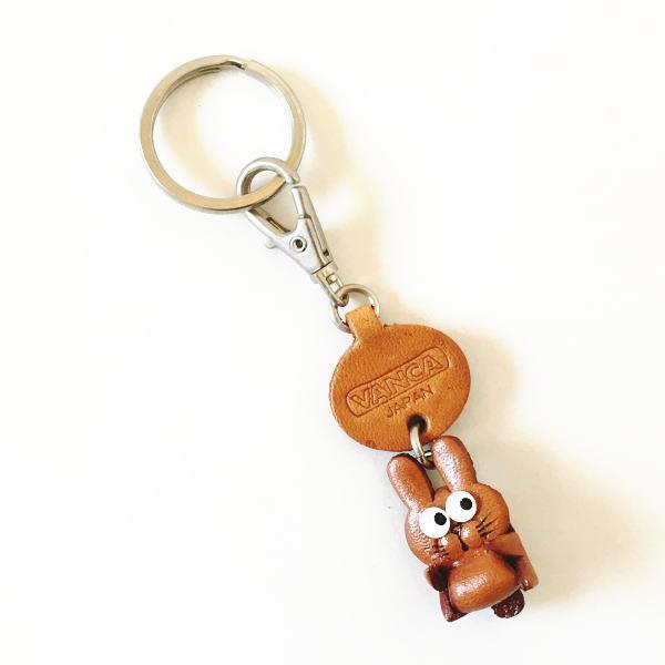 革 キーホルダー 干支 うさぎ  レザー 皮 ウサギ 兎 えと 十二支 動物 アニマル ハンドメイド...