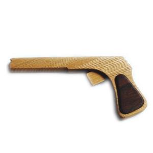 ゴム鉄砲　手作り　DIY　竹材　拳銃　ピストル木彫り 木製手作りゴム鉄砲 ゴム銃 （工作キット） : 竹専門店 竹伊 - 通販