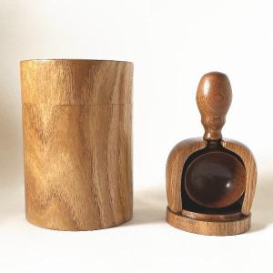 木製 靴べら 木彫りのふくろうのくつべら 45サイズ フクロウ 梟 靴箆