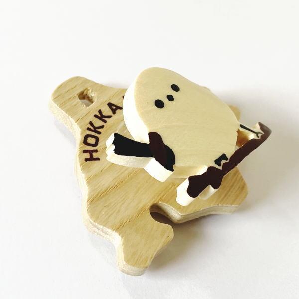 木製 シマエナガ クリップ マグネット付き  しまえなが 鳥 小鳥 ことり グッズ 雑貨 雪の妖精 ...