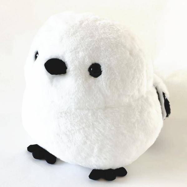 シマエナガ ぬいぐるみ　Lサイズ　HPI　しまえなが 鳥 小鳥 ことり トリ 野鳥 グッズ 雑貨 雪...