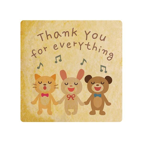 メッセージクッキーThankyou for everything お礼 プチ ギフト 送料無料 メッ...