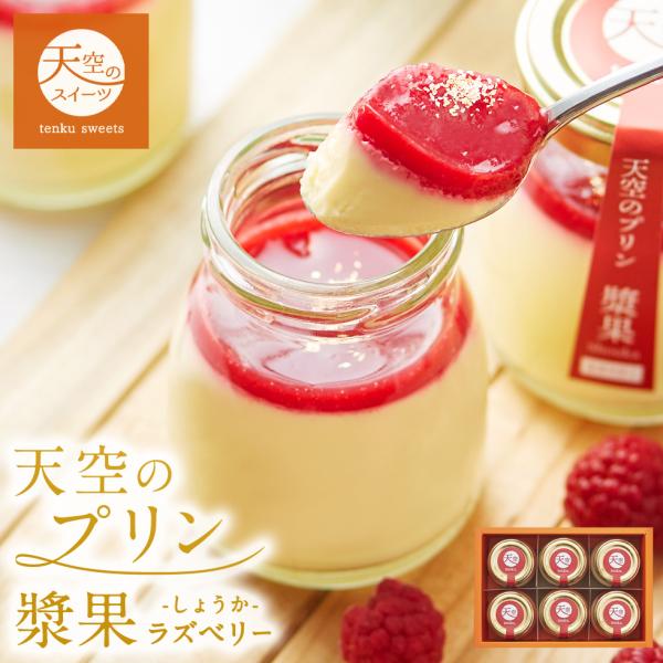 10％OFF クリスマス お歳暮 ギフト 送料無料 天空のプリン 漿果 ラズベリー 6個入り 濃厚 ...