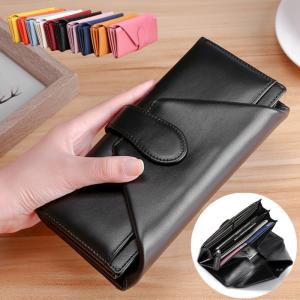 長財布 レディース 本革 コインケース カードケース 財布 ウォレット 二つ折り財布 カード収納 ギャルソン 大容量 チリトリ型 本革 小銭入れ 母の日 プレゼント