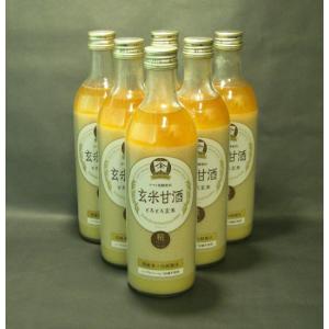 ヤマト醤油 玄米甘酒(あまざけ)490ml(6本)の商品画像