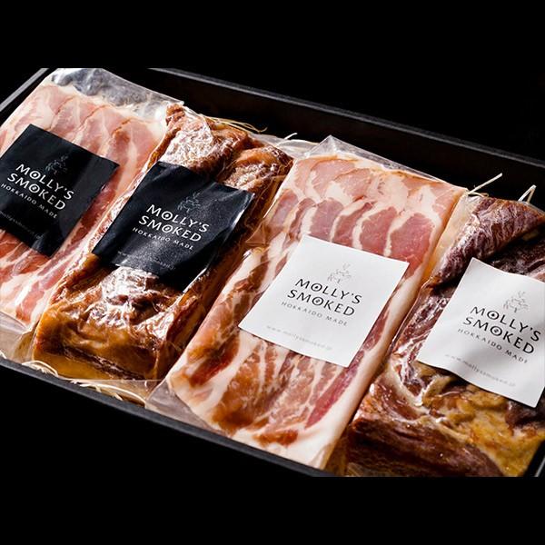 モリーズ 北海道＆イタリアドルチェポルコ豚パンチェッタベーコンセット お歳暮や贈答に最適 札幌モリー...