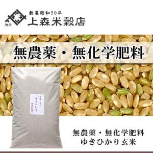 合鴨農法米ゆきひかり 玄米 5kg 北海道妹背牛産 農薬 化学肥料不使用