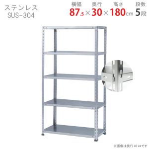 スチールラック 幅120 奥行60 高さ180cm 5段 スチール棚 業務用 収納