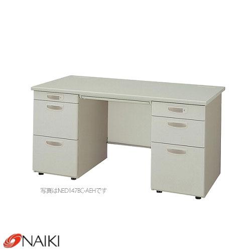 オフィス家具　両袖デスク　NED167BC-AWH　幅1600×奥行700×高さ700mm　