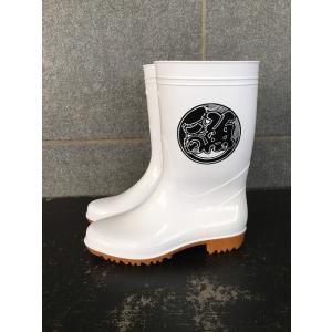 ゾナG5耐油長靴（白）魚河岸マーク入り（弘進ゴム製） : 北村雑貨店
