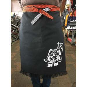 前掛け ポケット付き 帆前掛け 酒屋さんや八百屋さんみたいな丈夫な