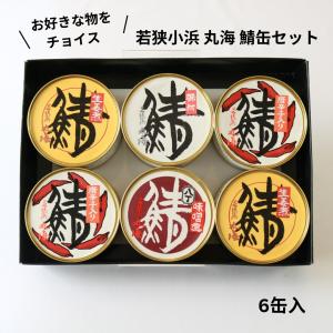 若狭小浜丸海 鯖缶セット（6缶）お好きな物をチョイス！　粗品・お礼の品にも｜kitano-kyoto-umaimon