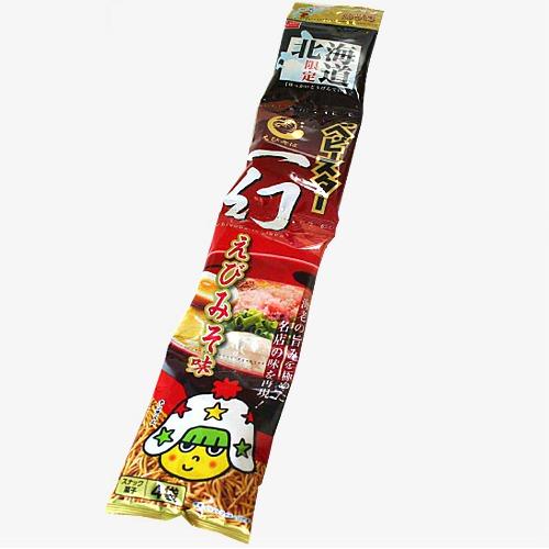 おやつカンパニー北海道限定ベビースター 一幻えびみそ味 4袋 北海道 お土産 駄菓子 スナック菓子 ...