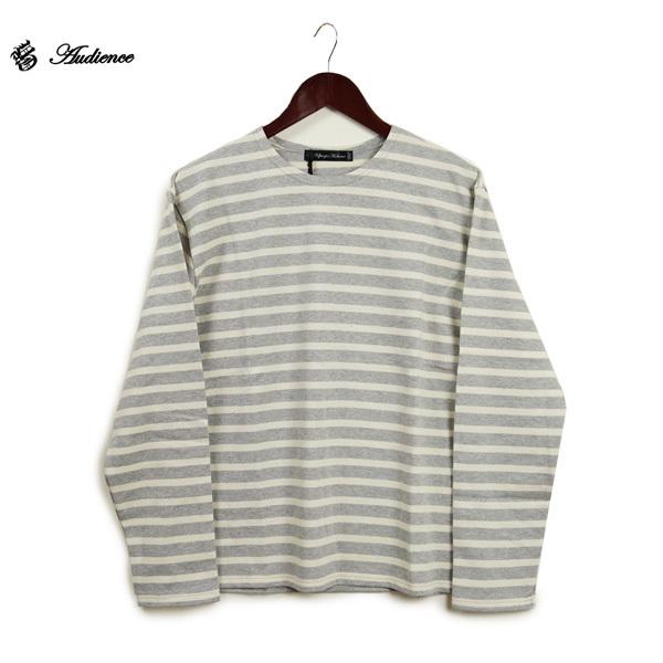 Upscape Audience アップスケープ オーディエンス 10オンス バスク天竺 長袖 ボー...