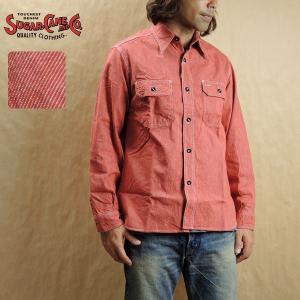 SUGAR CANE シュガーケーン 砂糖黍 5oz インディゴストライプ 長袖