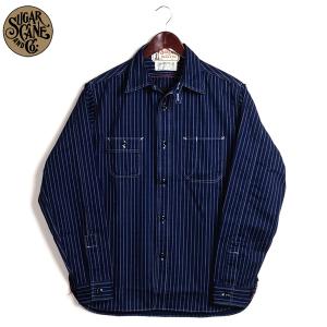SUGAR CANE シュガーケーン ジーンコード ワーク シャツ SC25511 : 着
