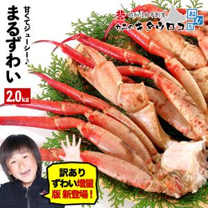 かに カニ 蟹 訳あり まるずわいがに 脚 2kg 5から7肩入 ズワイガニ ギフト