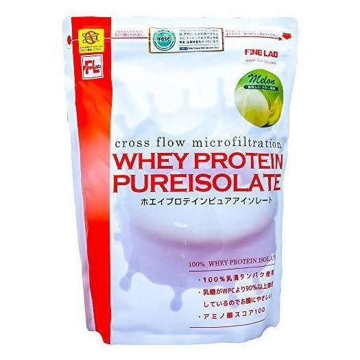 ファインラボ ホエイプロテイン ピュアアイソレート 2kg メロン風味
