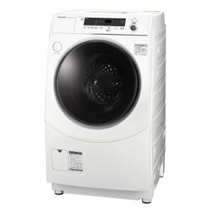 【関東指定エリア送料/設置無料】シャープ　ES-H10F-WL【左開き】ドラム式洗濯機　洗濯10.0kg　乾燥6.0kg　マイクロ高圧洗浄