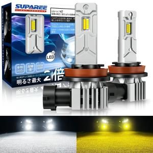 SUPAREE PRO H8 H9 H11 H16 LED フォグランプ 爆光 LEDフォグ DC12V車