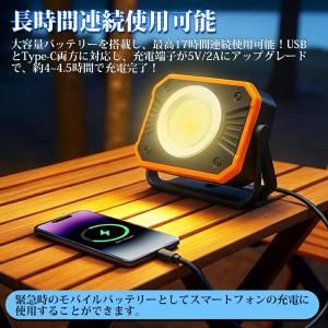 SUPAREE LED投光器 作業灯 充電式 ...の詳細画像2