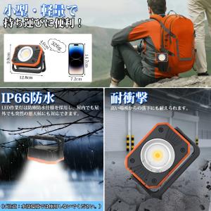 SUPAREE LED投光器 作業灯 充電式 ...の詳細画像3