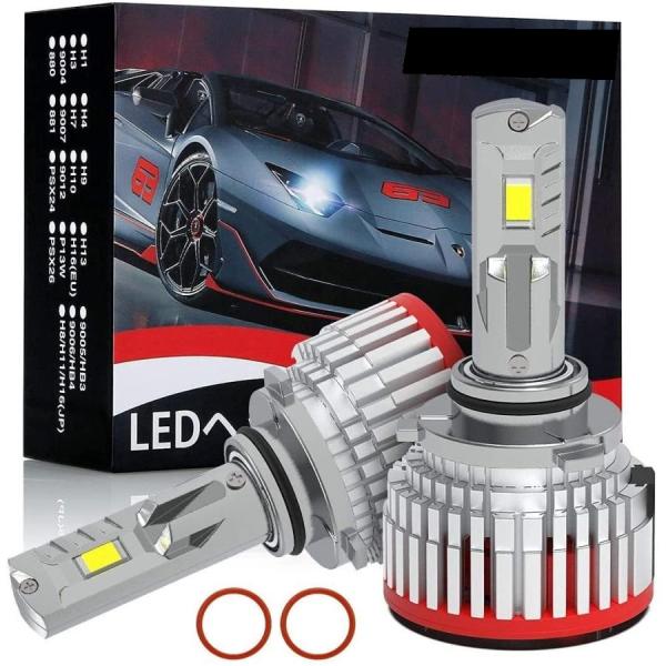 訳あり品！HB3/HB4 led ヘッドライト 新車検対応 12V/24V車対応 ホワイト 6500...