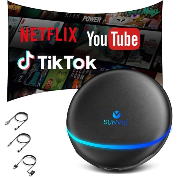 CarPlay AI Box Android13.0 GPS内蔵 カープレイ 2画面分割 SIMカー...