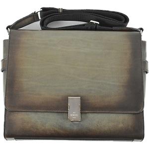 定価68.2万円 ベルルッティ ドゥジュール パティーヌレザー2層ブリーフケース Berluti（ベルルッティ） 希少 2way メンズ 2層式 ブリーフケース