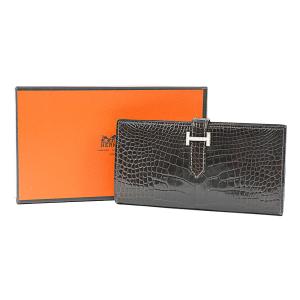 HERMES ベアン クロコダイル アリゲーター 長財布 HERMES（エルメス） 【広尾店】エルメス ベアン クラシック クロコ
