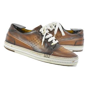 BERLUTI◇サイラスオマーン/サマーシューズ/サンダル/US9/BRW/レザー
