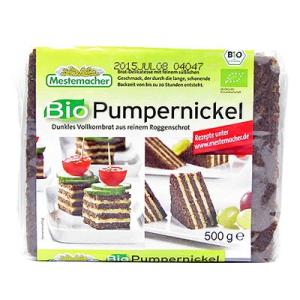 メステマッハー　有機プンパーニッケル　５００ｇ 輸入食品｜kitchen-garden