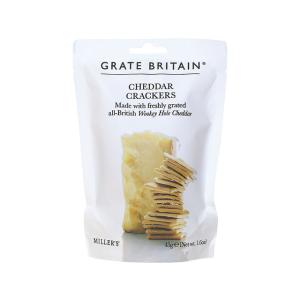 ミラーズ　グレイトブリテン　チェダーチーズクラッカー　輸入食品　レシピ設置あり　夏の食材
