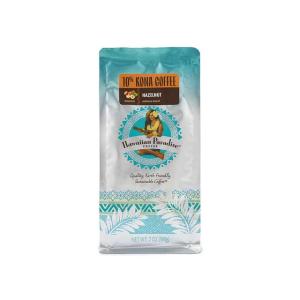 ハワイアンパラダイスコーヒー　１０％コナ　ヘーゼルナッツ　１９８ｇ　粉　輸入食品