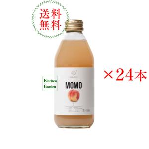 新商品 ＫＩＭＩＮＯ　ＭＯＭＯ　もも　スパークリングジュース　１ケース（２４本入り）｜kitchen-garden