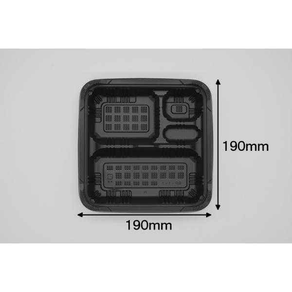 RP-1-1H黒本体  600入 安価品 テイクアウト 使い捨て 弁当容器