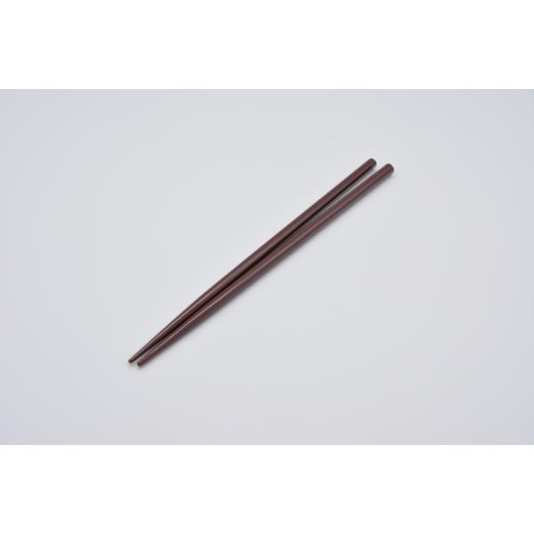 塗り箸あずき 225mm 10膳袋入