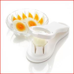 縦切りエッグカッター 6分割 3本線 GM-1501 ゆで卵カッター ゆで卵 等分 玉子カッター 卵...