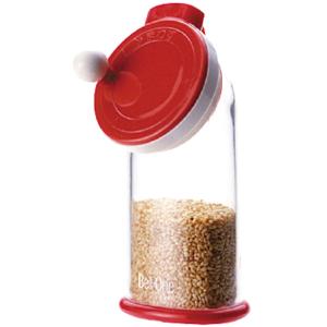 ベルワン ごますり器 レッド 0765 ゴマ挽き すりゴマ すりごま ゴマ入れ ごますり