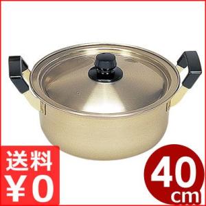 DON /即納/ アルミ 料理鍋 54cm 日本製 / 打出料理鍋 両手鍋 円付鍋 段