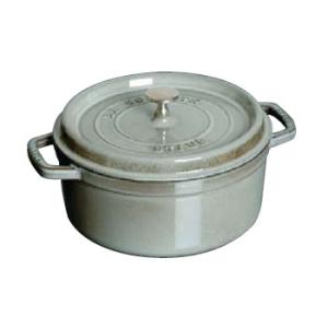 【30％OFF】Staub/ストウブ ピコ ココット 丸 20cm（1102018）＜グレー＞