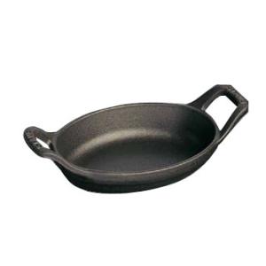 Staub/ストウブ ミニ・オーバルディッシュ（1301323）＜ブラック＞