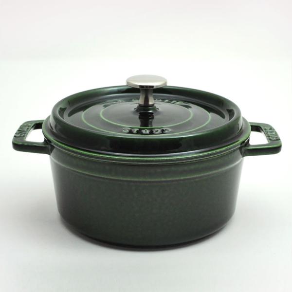 ストウブ staub ピコ・ココット ラウンド24cm 1102485 バジルグリーン 【並行輸入品...