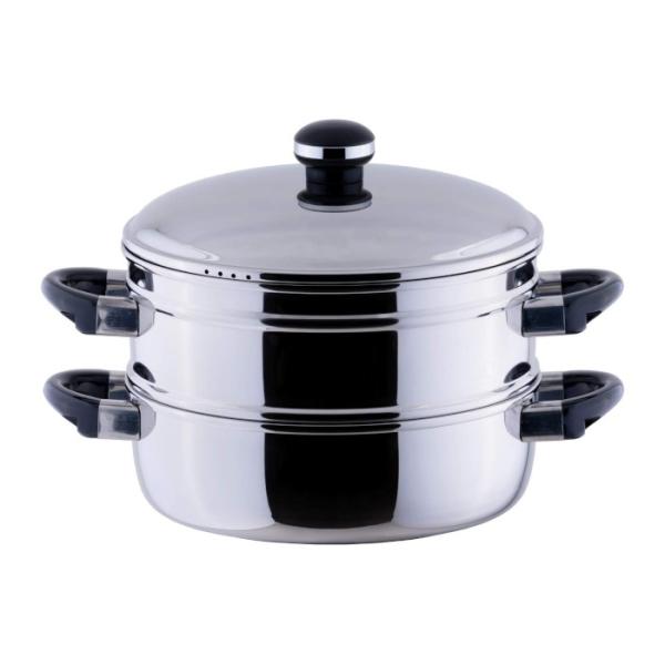 宮崎製作所 オブジェ objet 蒸し器22cm (OJ-7-6) ステンレス鍋 IH対応 日本製 ...