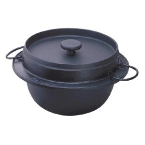岩鋳南部鉄ごはん鍋(2合炊)（21084）